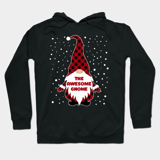 The Awesome Gnome Matching Family Christmas Pajama Hoodie by Hancy